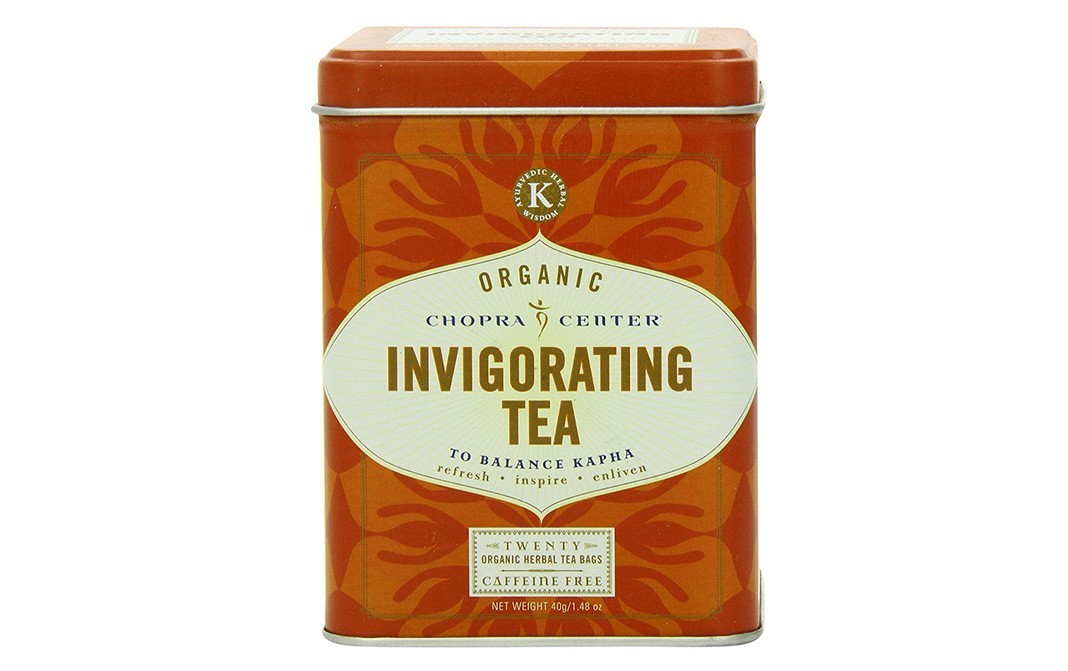 Harney & Sons Organic Chopra Center Invigorating Tea   Tin  20 pcs